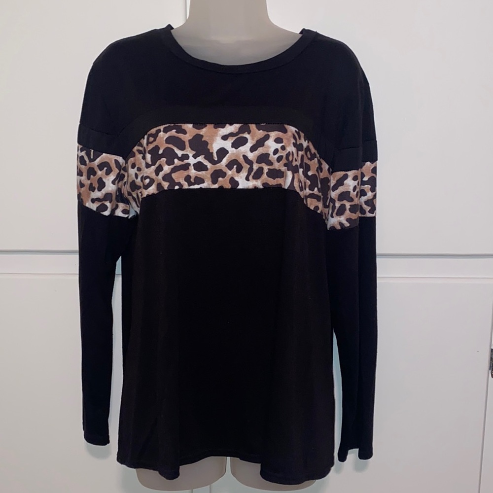 Animal Print Sweater - XL